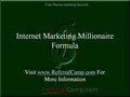 internet marketing millionaire formula