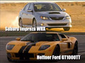 Ford GT 1000 vs Subaru Impreza WRX: fantastic challenge!