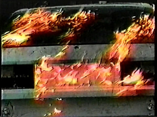 Car Set Ablaze! 4/15/07