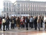 Italy travel: Milan Italy Galleria Square