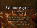 Gilmore Girls - deleted scene Forgiveness and Stuff (1.10)