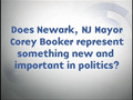 Corey Booker, the Mayor of Newark, New Jersey