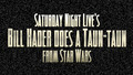 Saturday Night Live's Bill Hader does a Star Wars Tauntaun