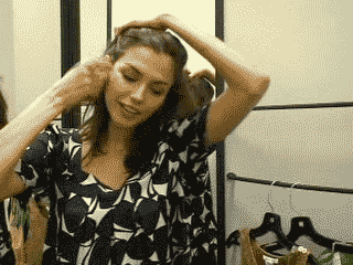 Changing Room Confessions: A flowy blue top for all seasons