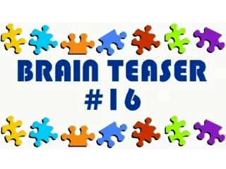 Video Brain Teaser #16