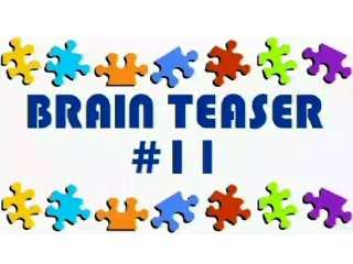 Video Brain Teaser #11