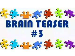 Video Brain Teaser #3