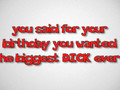 Biggest dick in the world from www.gogaycards.com