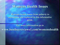 Womens Health Issues - Women's Health Issues Guide
