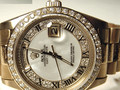 Rolex Daydate 118398BrIL Gold Diamond Bezel Roman Oyster Replica Collection