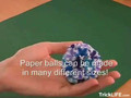 Folding a Japanese Paper Ball
