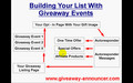 Building Your List With Giveaway Events