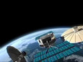 TDRS sending data to Earth