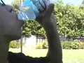 Water bottle cannon