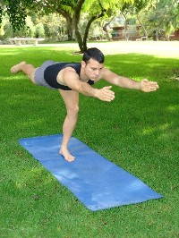 Yoga Fitness Balance Squat