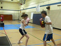Christina Trains at Reisterstown Recreational Boxing
