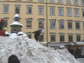 Snow in Stockholm