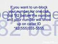 How to permanently block your cell phone number