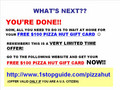 FREE $100 Pizza Hut Restaurant Gift Card / Voucher / Certificate (US ONLY)