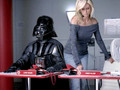 Star Wars Darth Vader and Heidi Klum