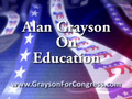 Alan Grayson on Education