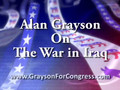 Alan Grayson on the War in Iraq
