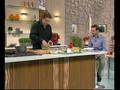 Matt Di Angelo on Saturday Kitchen "aubergine"
