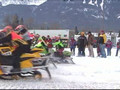 Snowmobile Action - Wallowa Mountain Thunder Challenge
