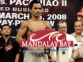 Manny Pacquiao weigh-in