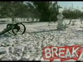 Kid Blows Up Snowman with Cannon