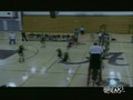Chick Faceplants After Nasty Spike