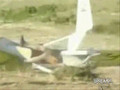Hang Glider Faceplants on Take-off
