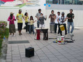 Rhythm de Percussion performs at Tampines MRT 2