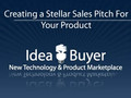 Creating a Sales Pitch for a Product