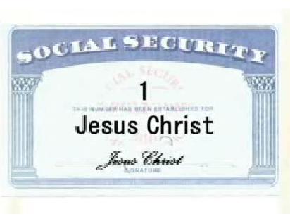 Jesus: Identity Theft Victim.