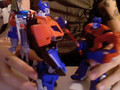 Transformers Animated Deluxe Cybertron Mode Optimus Prime Review