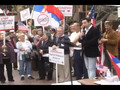 Kosovo Is Serbia Protest Rally - San Diego, CA