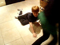 My brother falling over