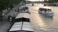 Paris Sunset at the Pont des Art bridge in Paris