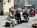 Accordion players in Cracovia