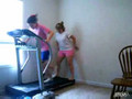 Treadmill Sick of Annoying Girl