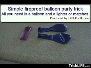 A fireproof balloon