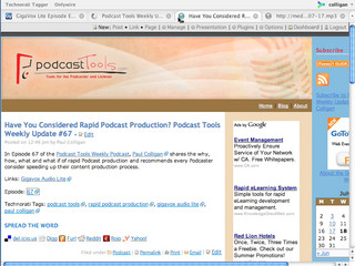Using Audacity and Gigavox To Quickly Product Podcast Tools