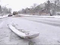 Multi-Car Crash Snow Slide on Ice