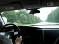 Riding Around The Track In The Dodge Magnum Police Cruiser