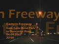 Drive along Eastern Freeway, Melbourne - 04.04.2007 (ver 2)
