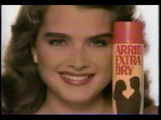 Brooke Shields for Arrid Extra Dry