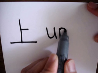 How to write kanji Ue