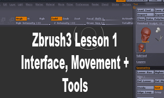 lesson1 in Zbrush 3.0 by Jason Welsh