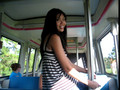 Phuong on the monorail